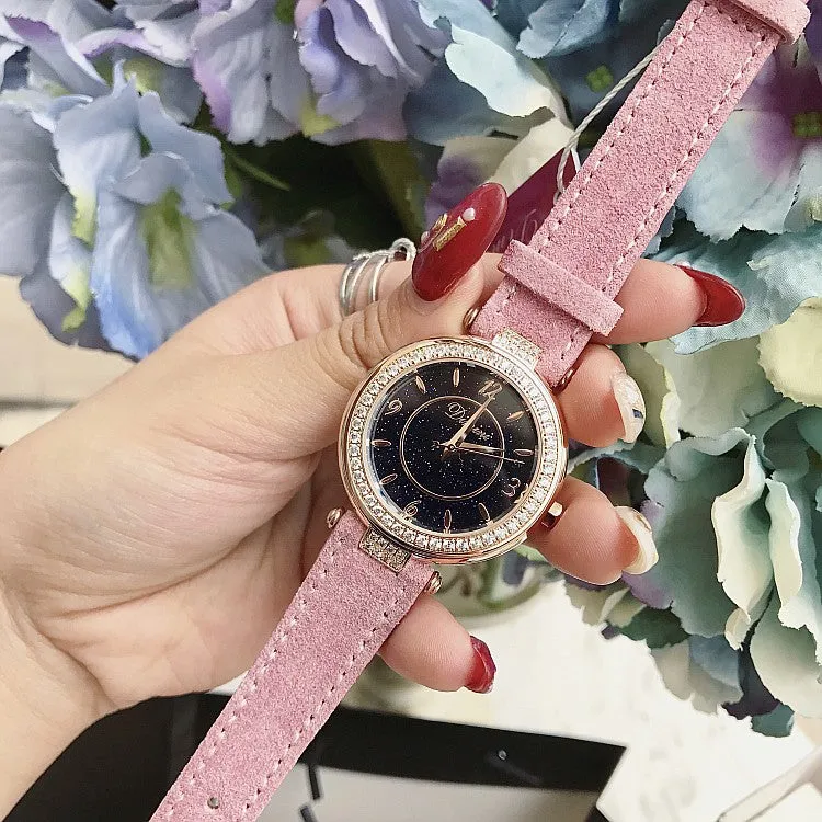 Fashion Starry Sky Dial Women's Watch