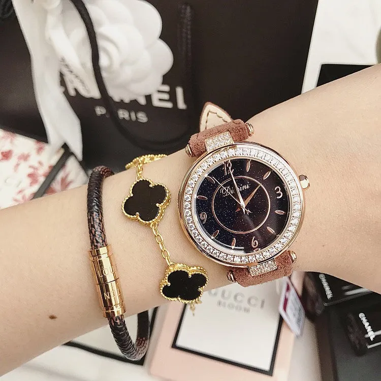Fashion Starry Sky Dial Women's Watch