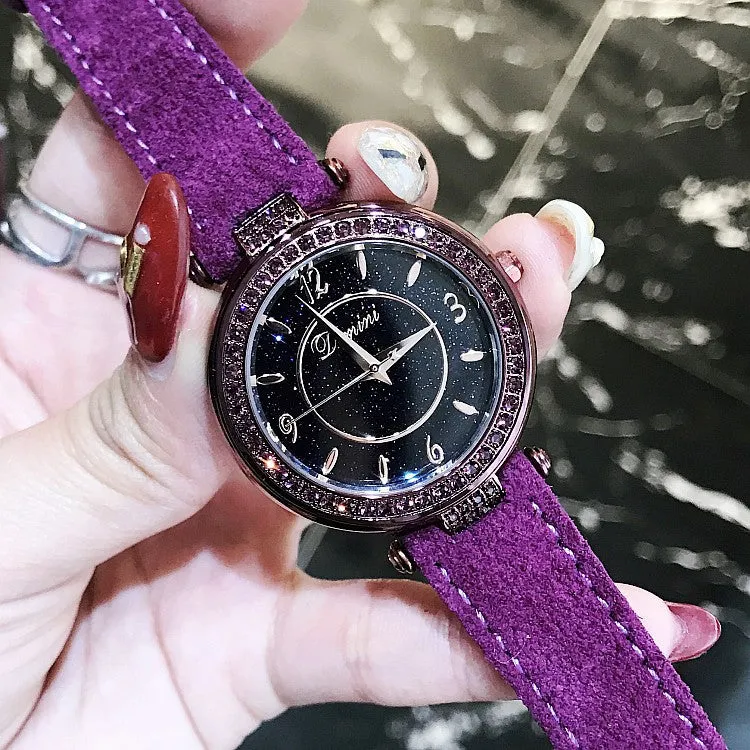 Fashion Starry Sky Dial Women's Watch
