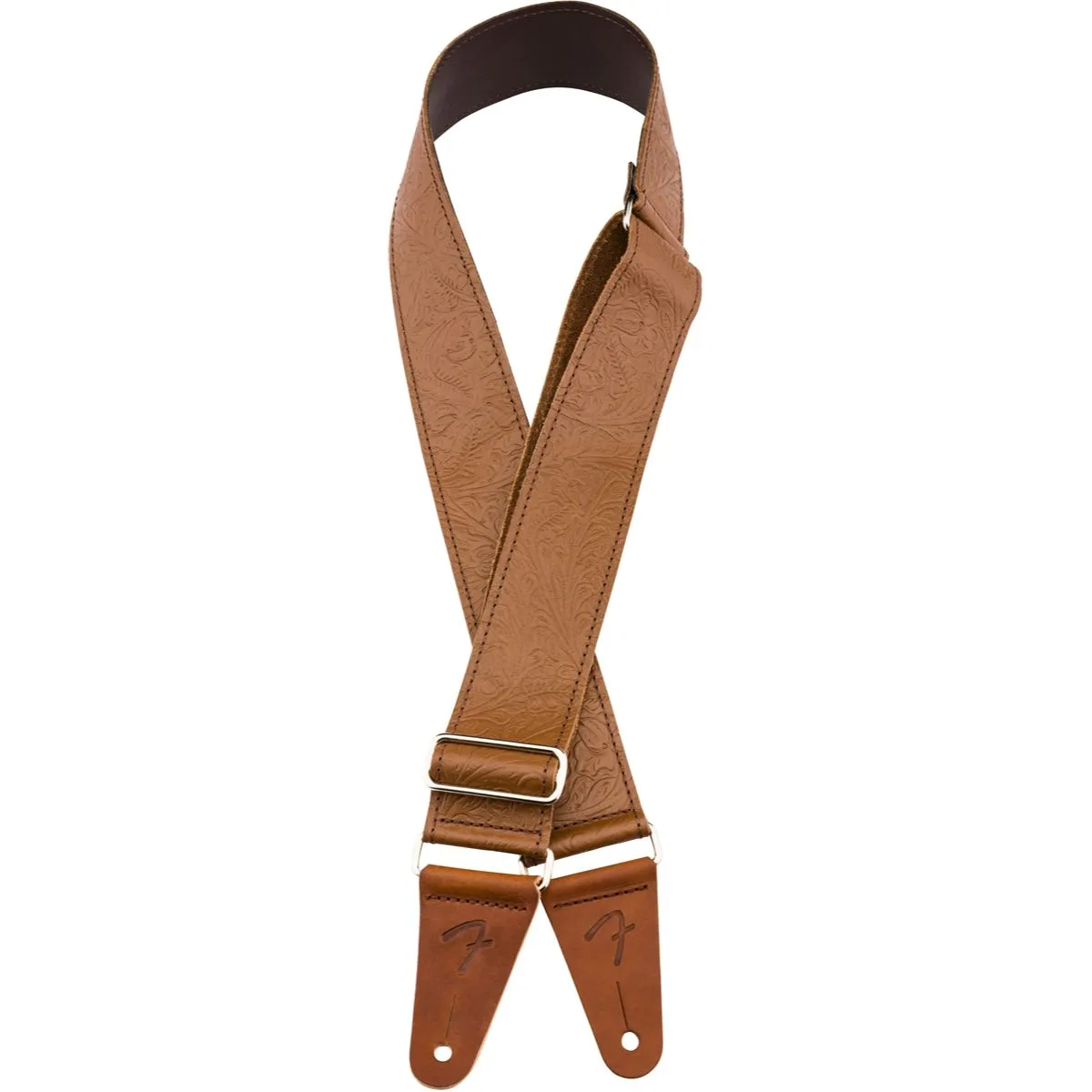 Fender 2" Tooled Leather Guitar Strap