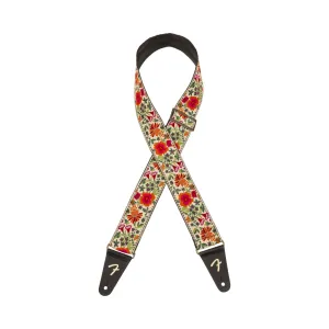 Fender Mosaic Jacquard Guitar Strap - Cream, 2"