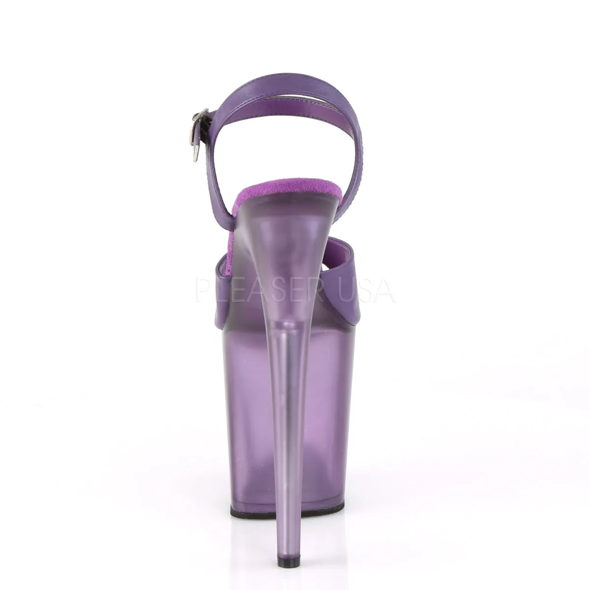 FLAMINGO-809T  Purple Faux Leather/Frosted Purple