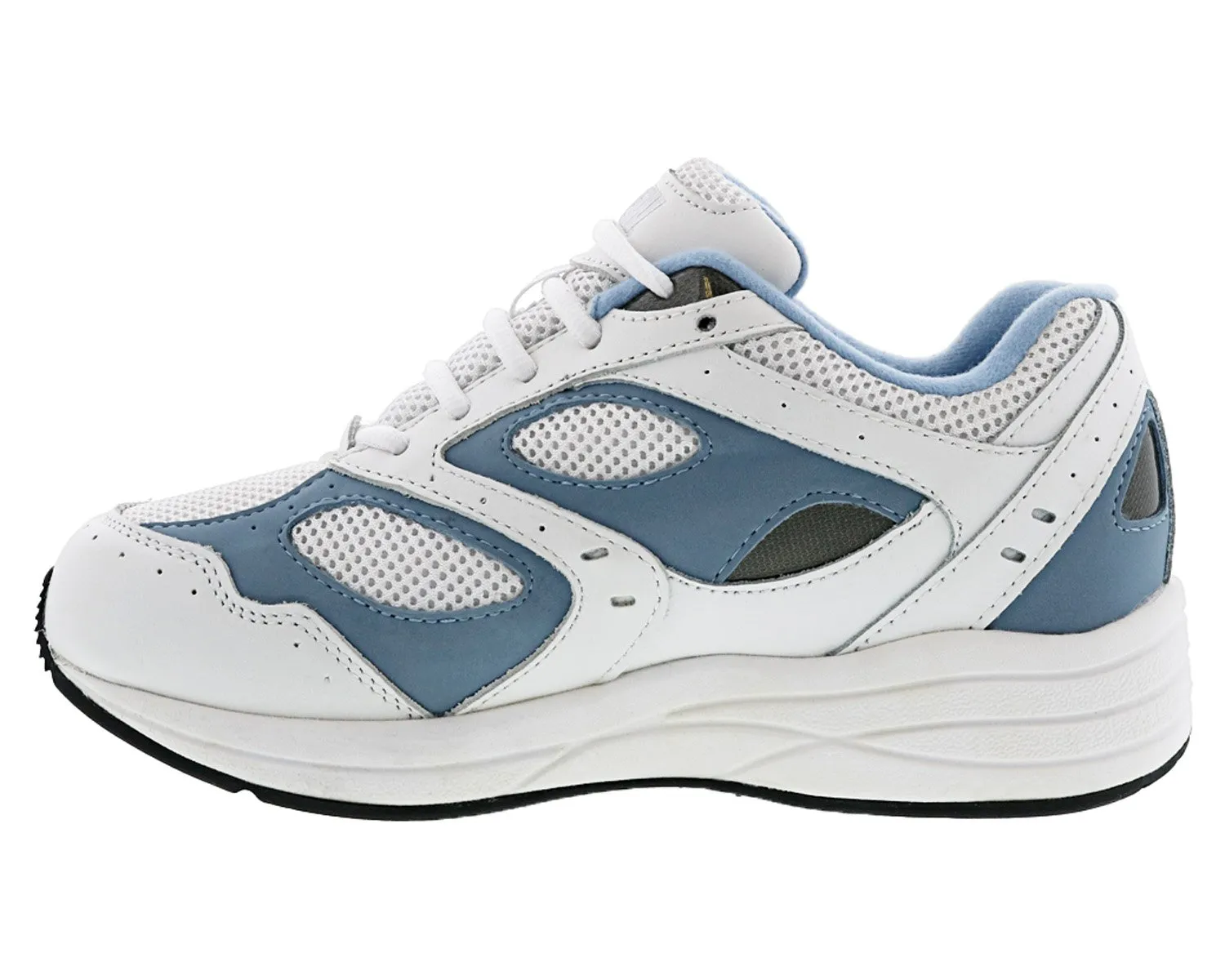 FLARE White Blue Leather / White Mesh
