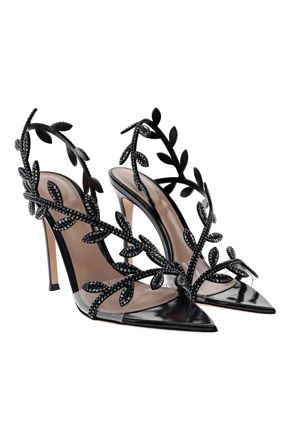 Flavia Crystal Vine Slingback Sandal