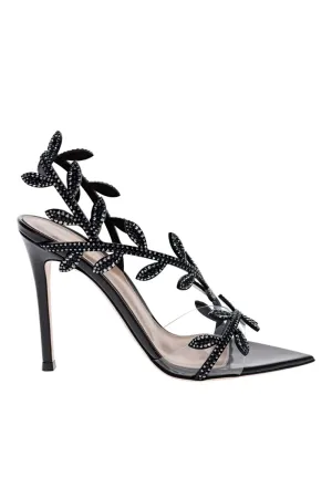 Flavia Crystal Vine Slingback Sandal