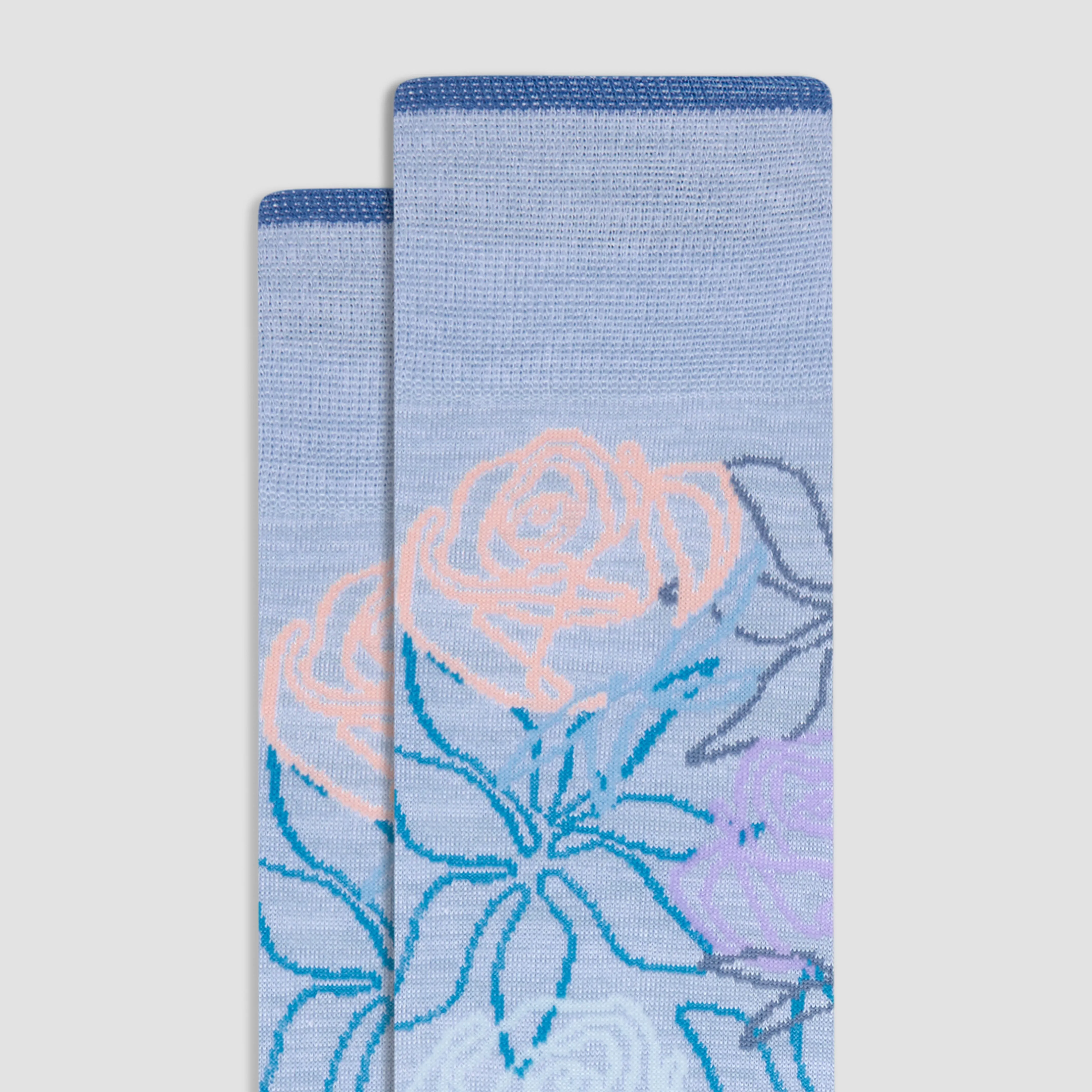 Floral Mid-Calf Socks