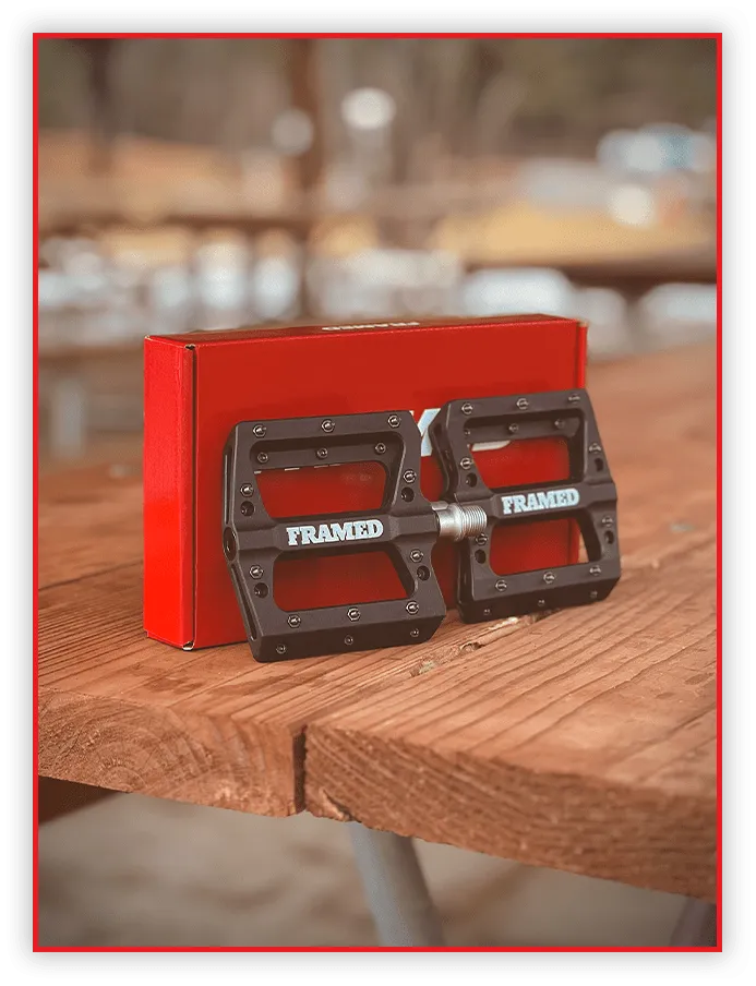 FRAMED PHIPPS 9/16" Poly Composite Platform MTB Bike Pedals NEW IN BOX