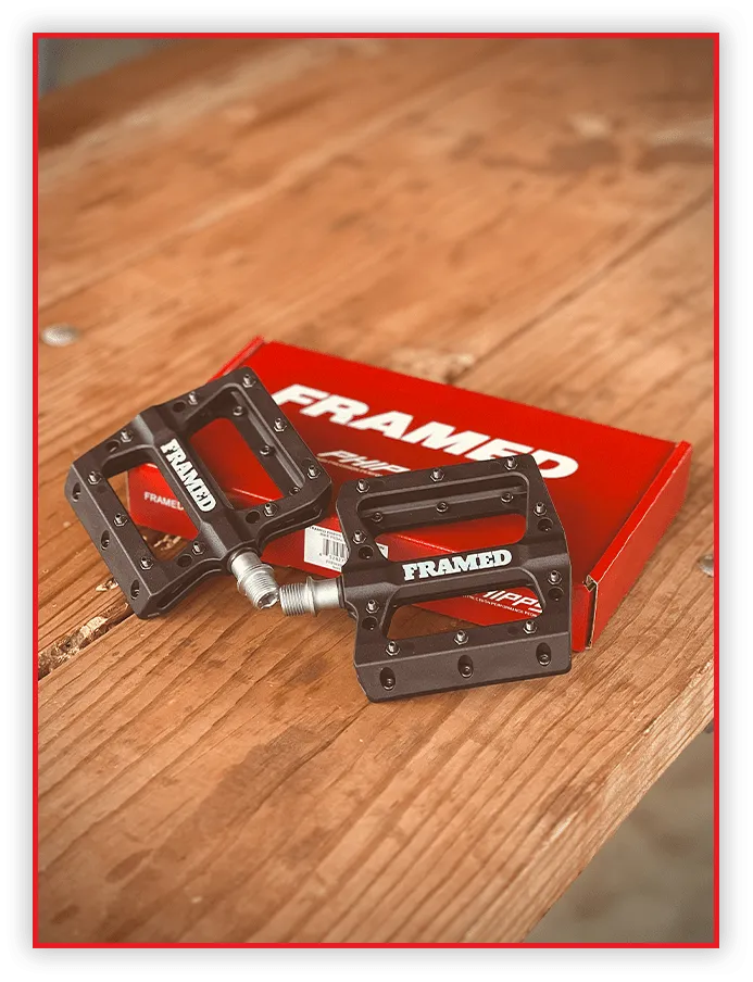 FRAMED PHIPPS 9/16" Poly Composite Platform MTB Bike Pedals NEW IN BOX