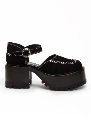 frankie / black suede