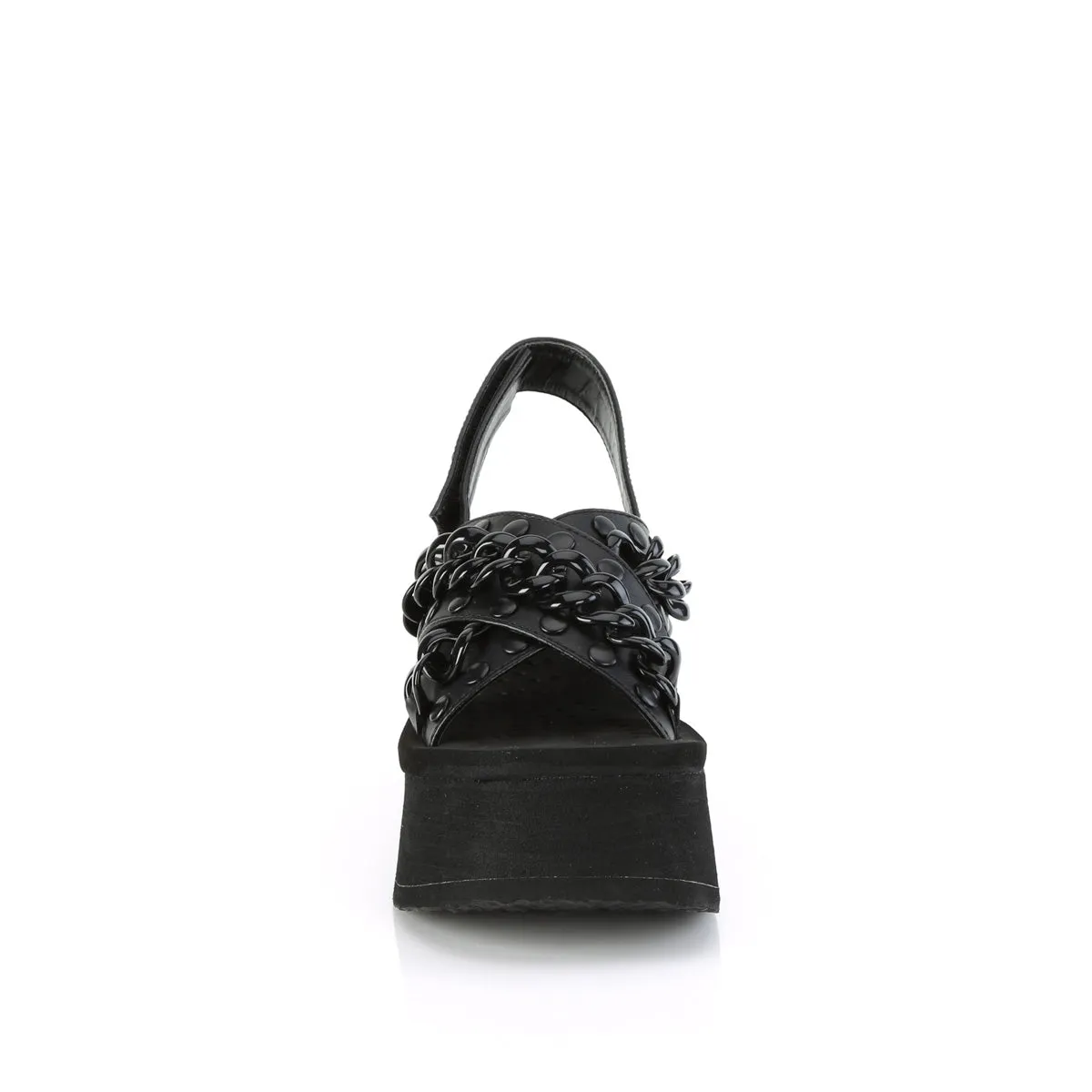 FUNN-12  Black Vegan Leather