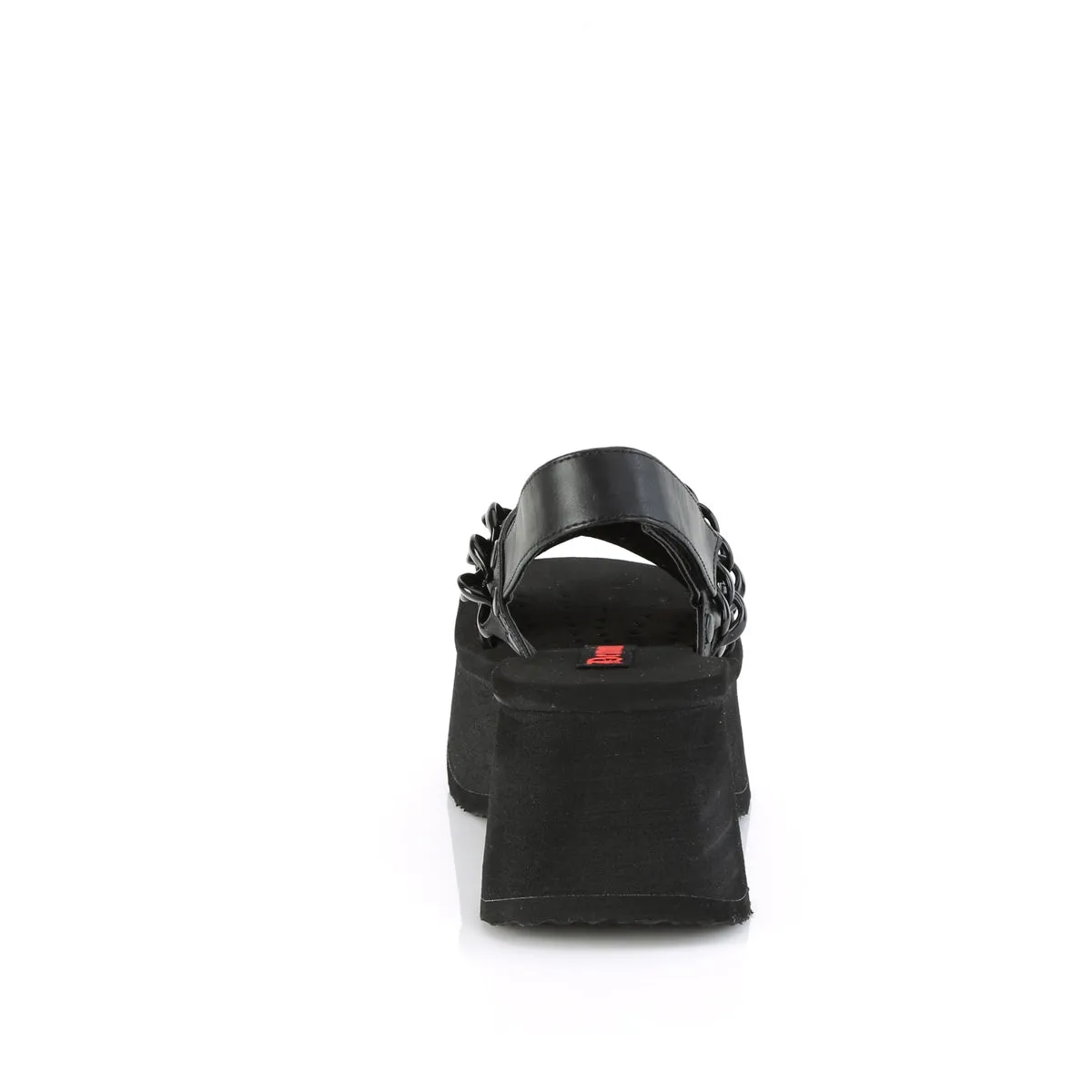 FUNN-12  Black Vegan Leather