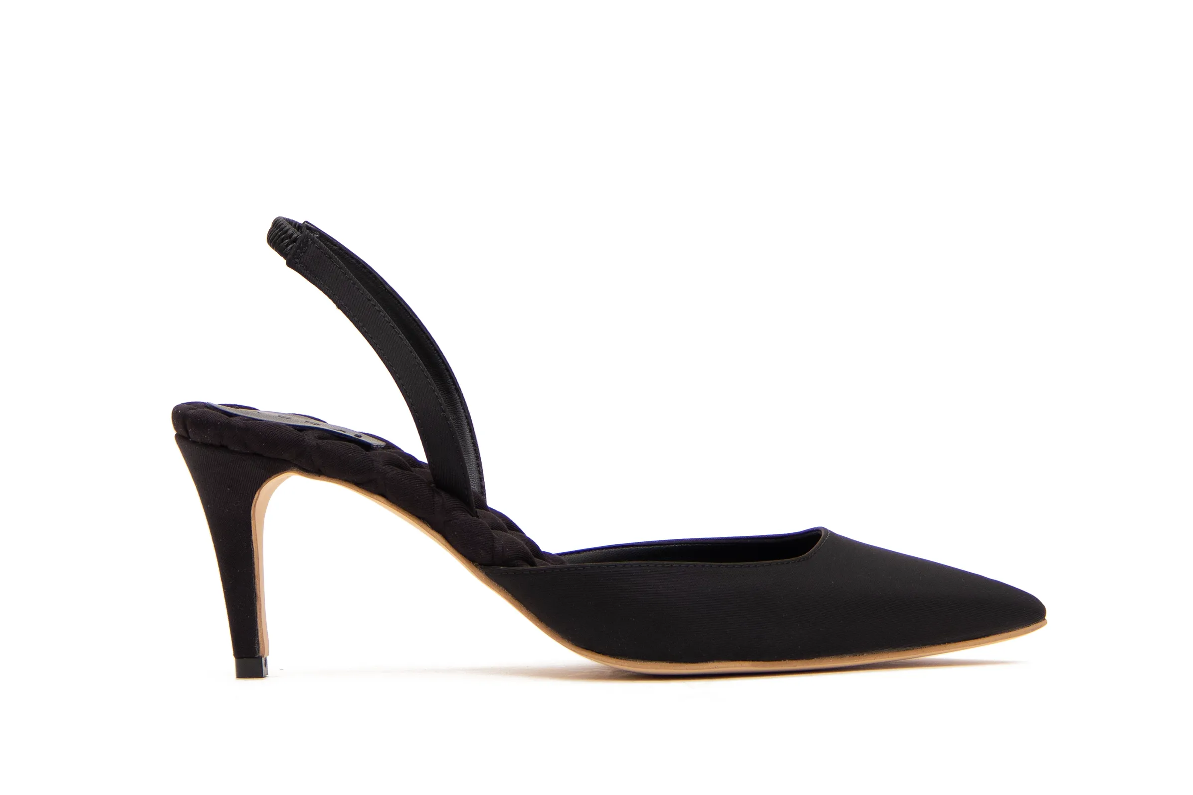 GABRIELLA Black Satin