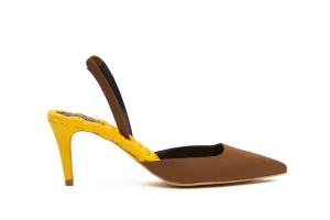 GABRIELLA Mustard Satin
