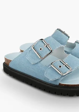 GENUINS Honolulu Vegan Denim Sandal