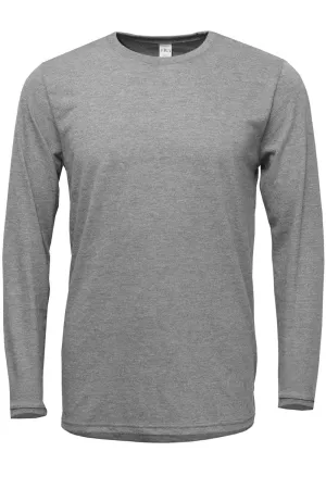 Give Thanks For He Is Good Adult Soft-Tek Blend Long Sleeve Tee