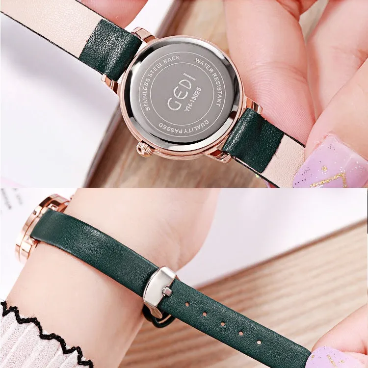 Gradient Dial With Scale Women's Watch