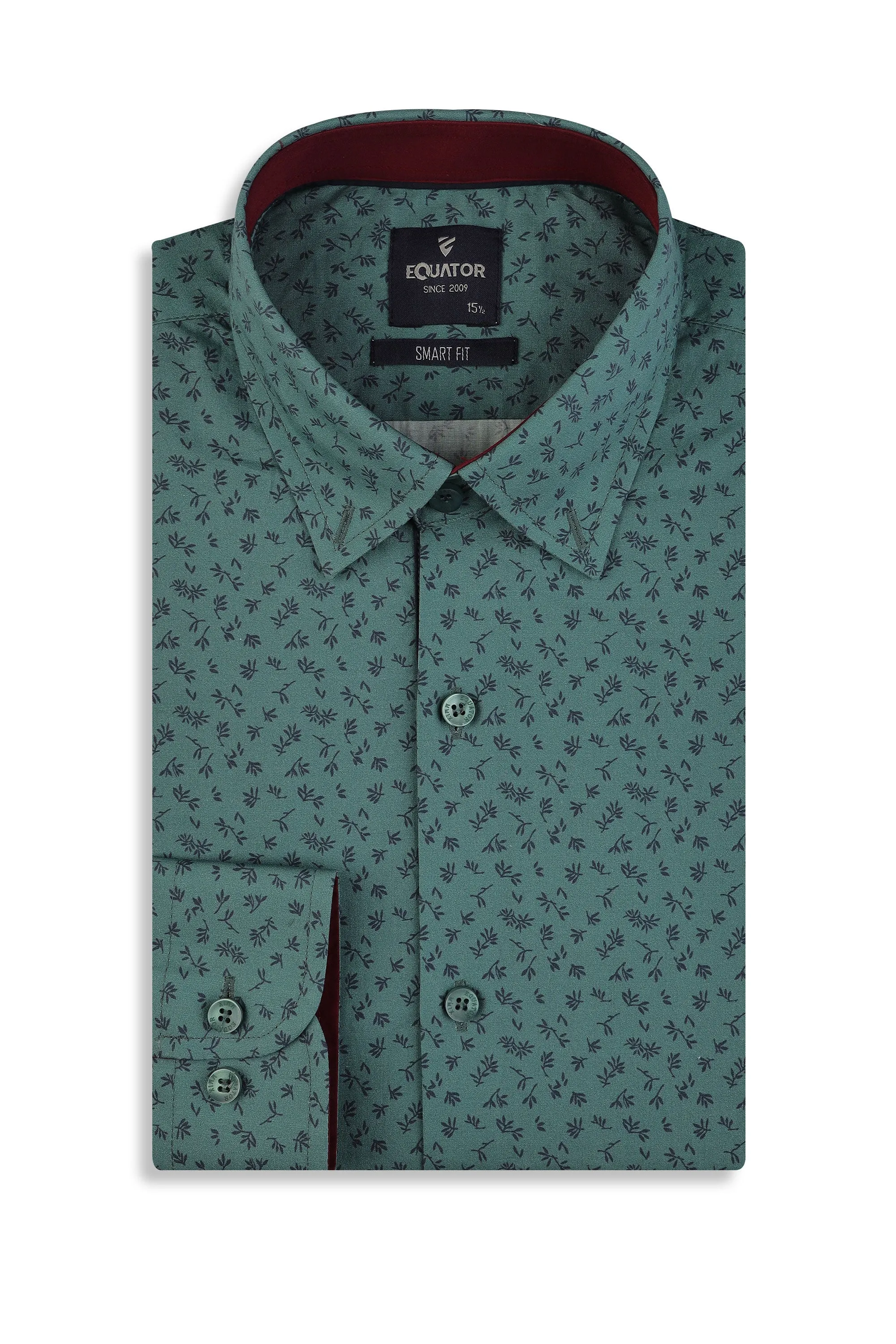 Green Semi Formal Shirt