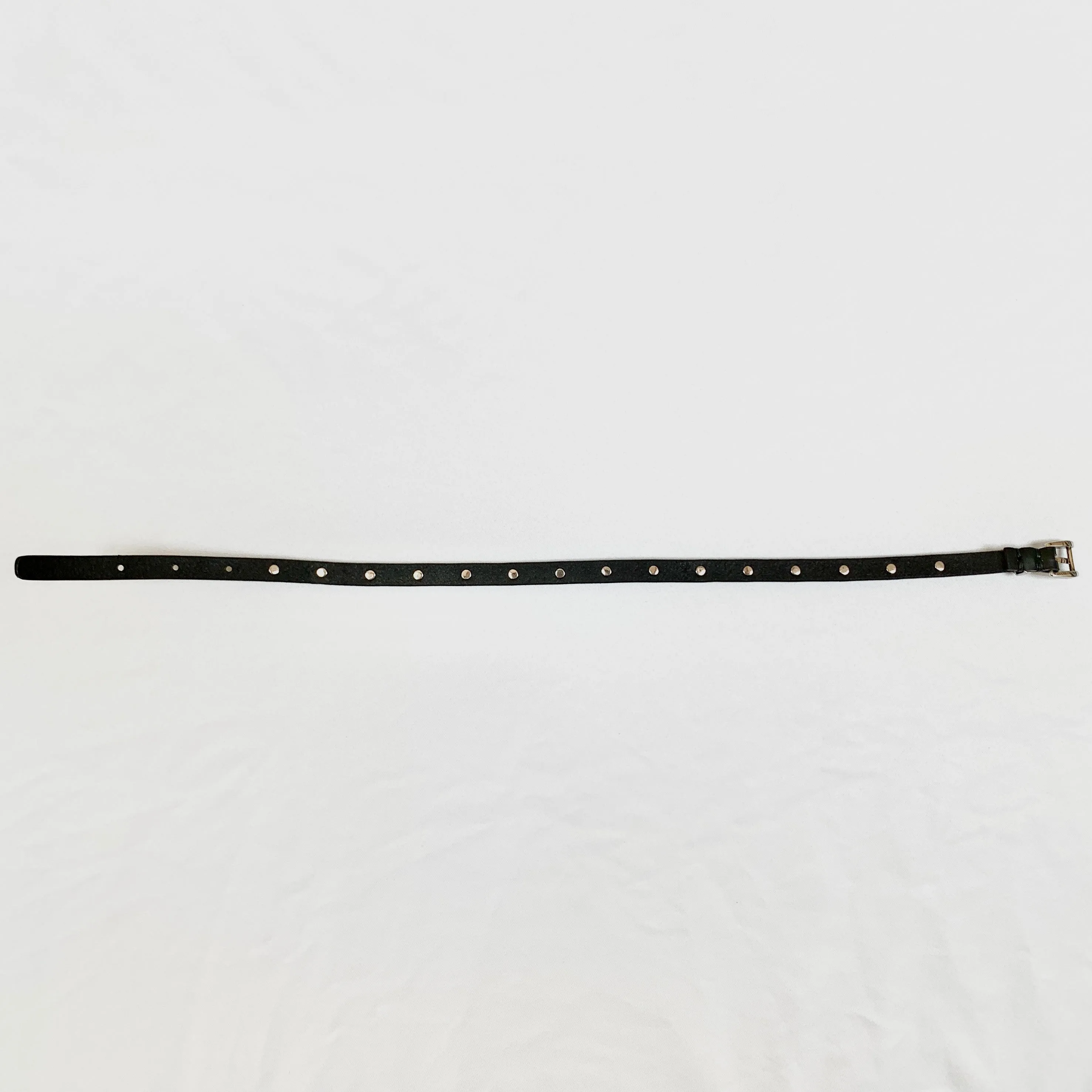 Gucci Studded Feline Head Leather Wrap Bracelet in Black