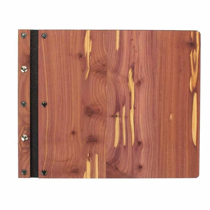Guest Book in Cedar with Guest Book Paper