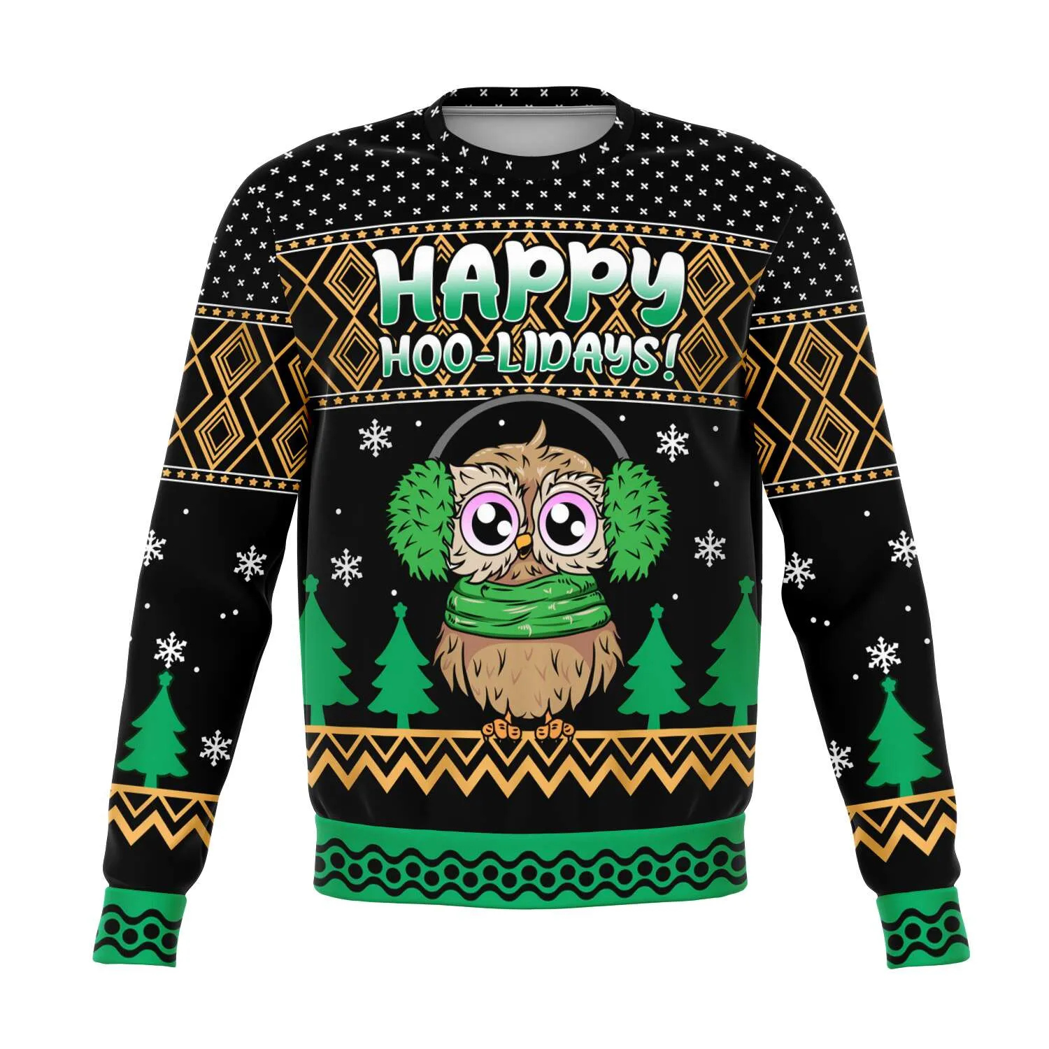 Happy Hoo-lidays - Athletic Sweatshirt