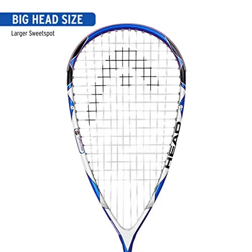 HEAD Micro Gel Graphite 125 Squash Racquet | Ideal for Men & Women (216008) - Multi Color