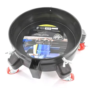 Heavy Duty 5-Gallon Auto Drive Durable Bucket Dolly Mop Wash Drum Cart Rolling