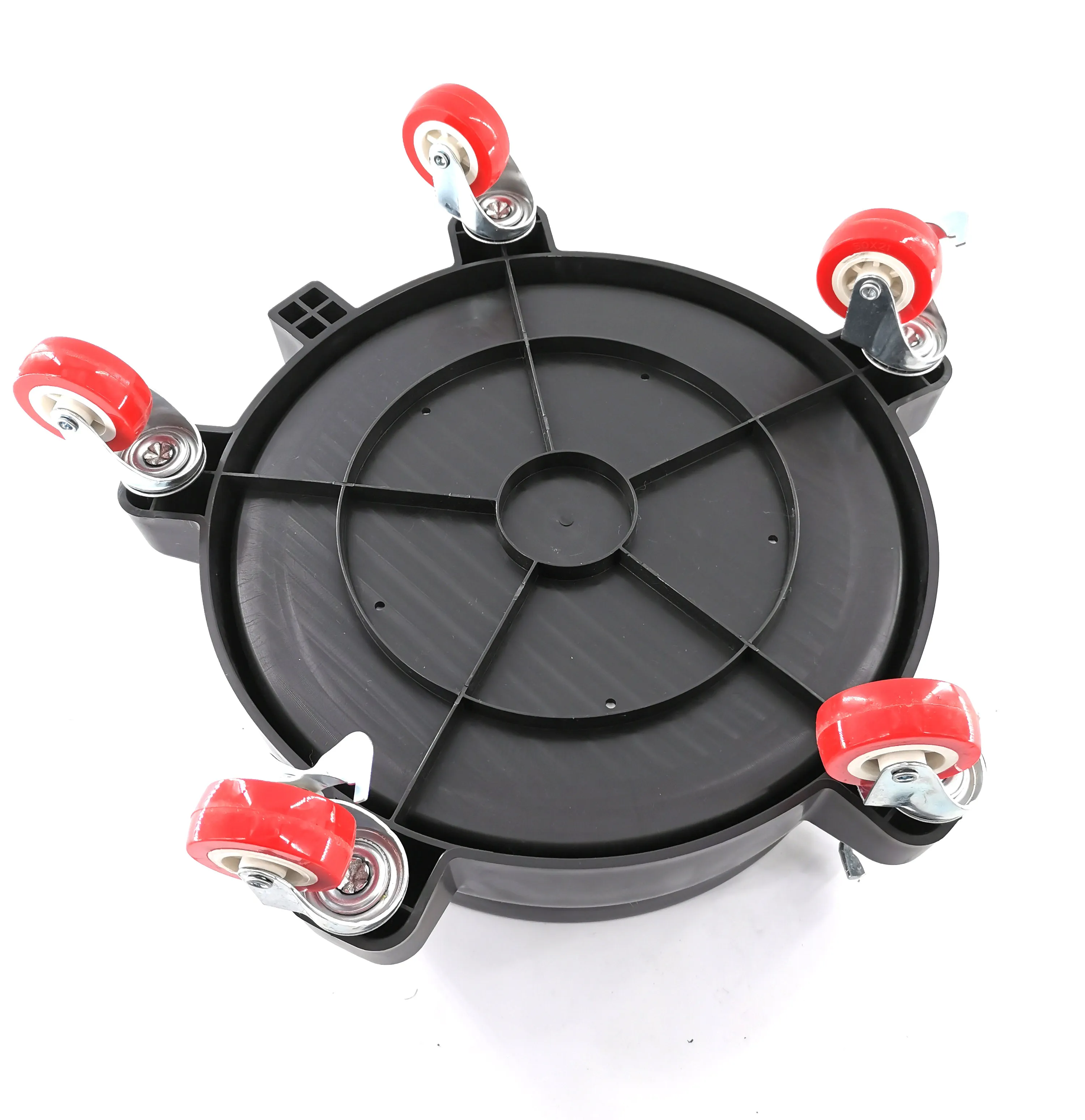 Heavy Duty 5-Gallon Auto Drive Durable Bucket Dolly Mop Wash Drum Cart Rolling