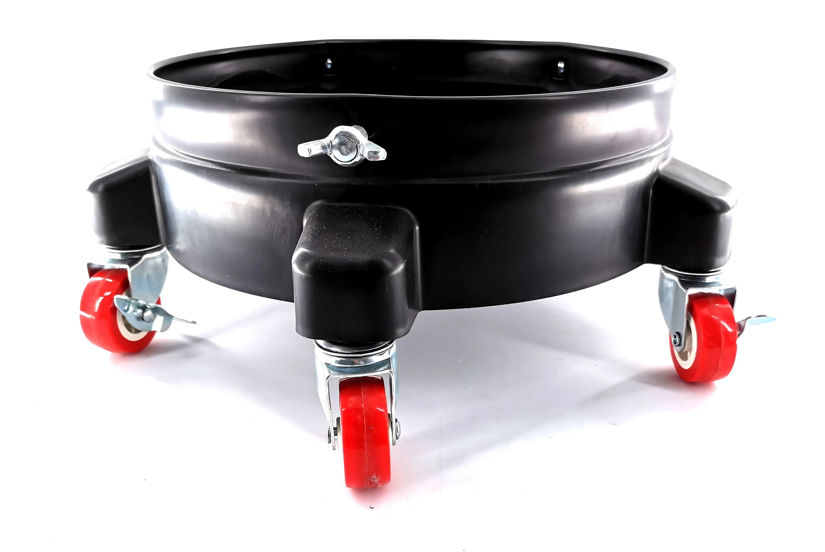 Heavy Duty 5-Gallon Auto Drive Durable Bucket Dolly Mop Wash Drum Cart Rolling