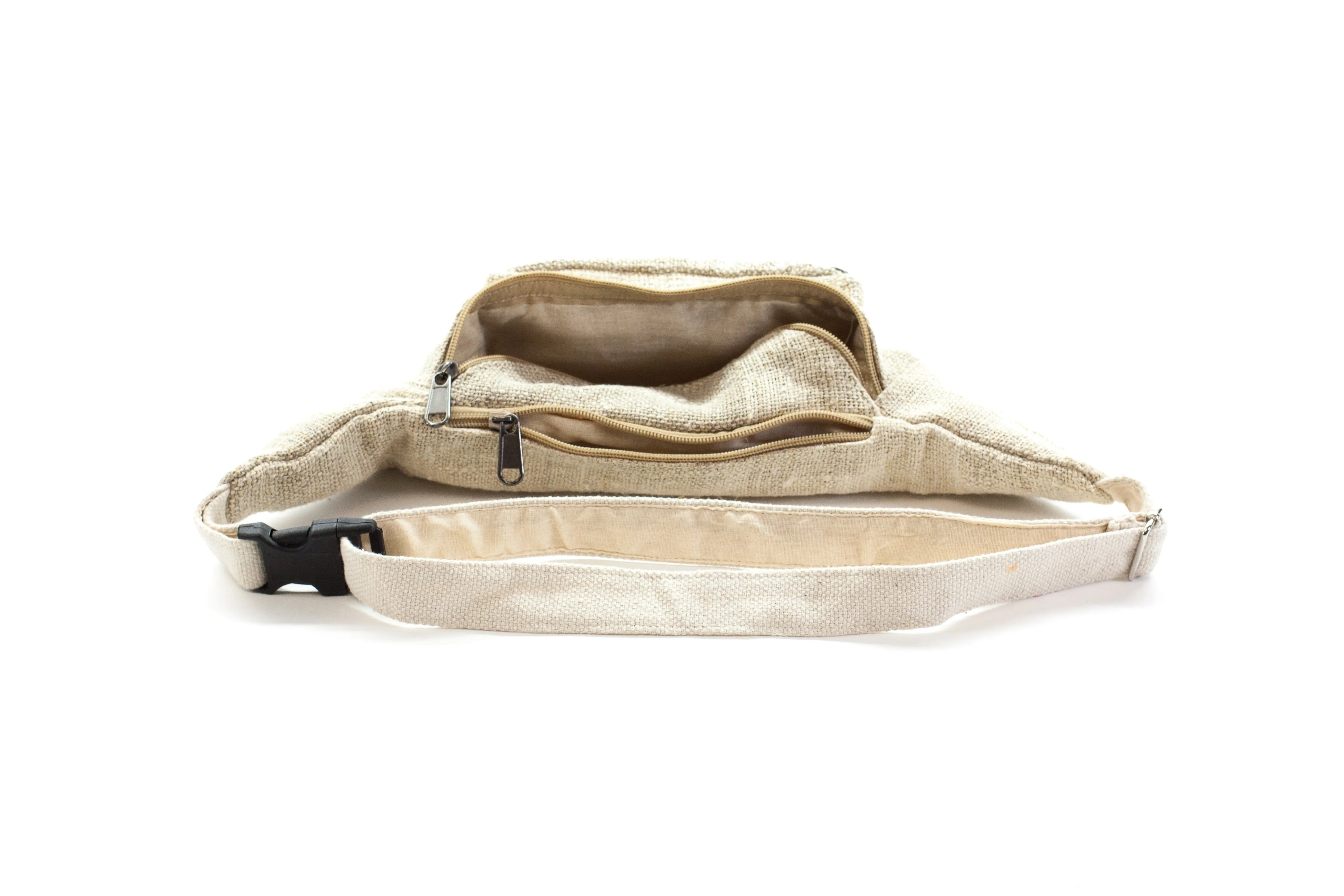 Hemp Waist Bag - Natural Gray