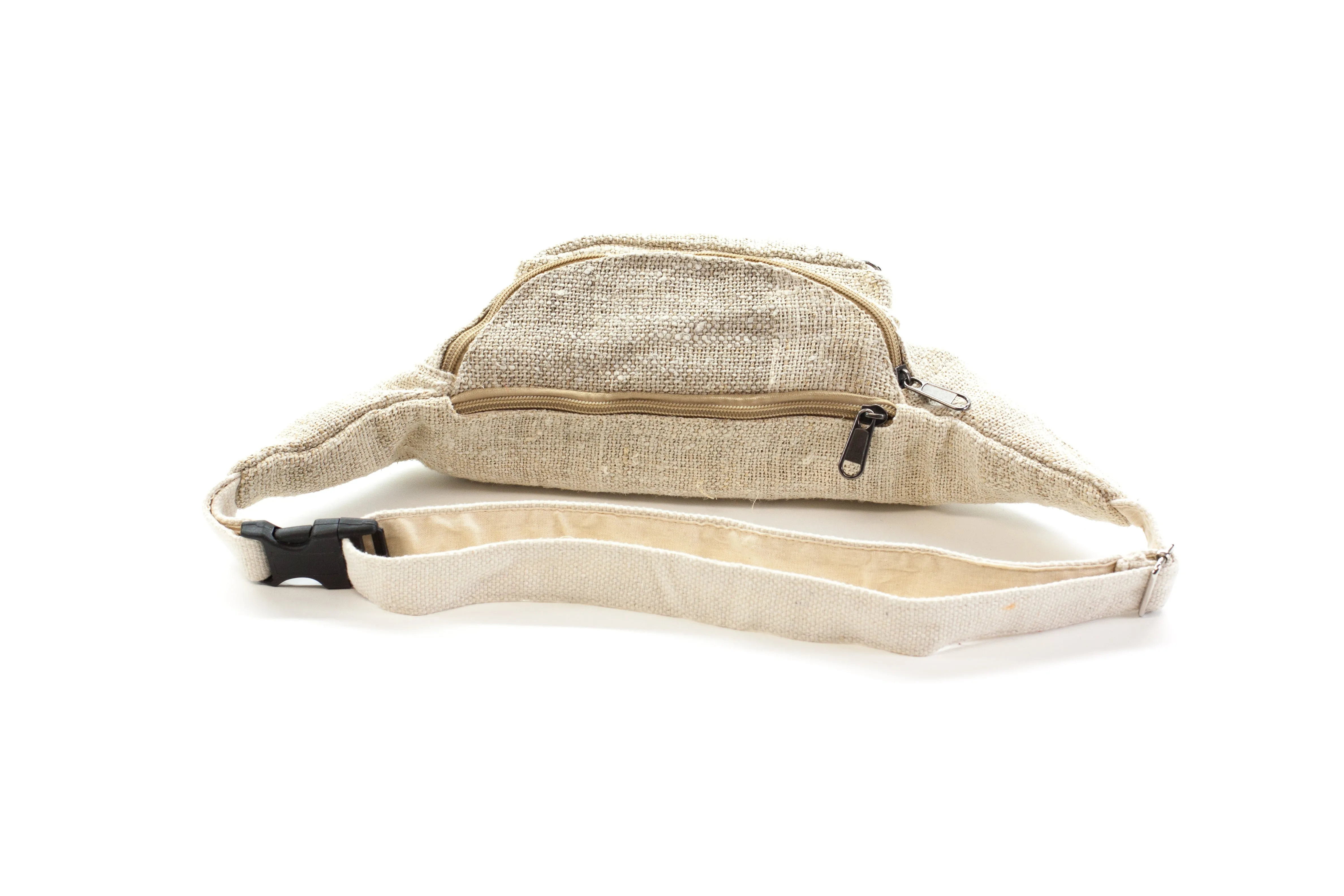 Hemp Waist Bag - Natural Gray