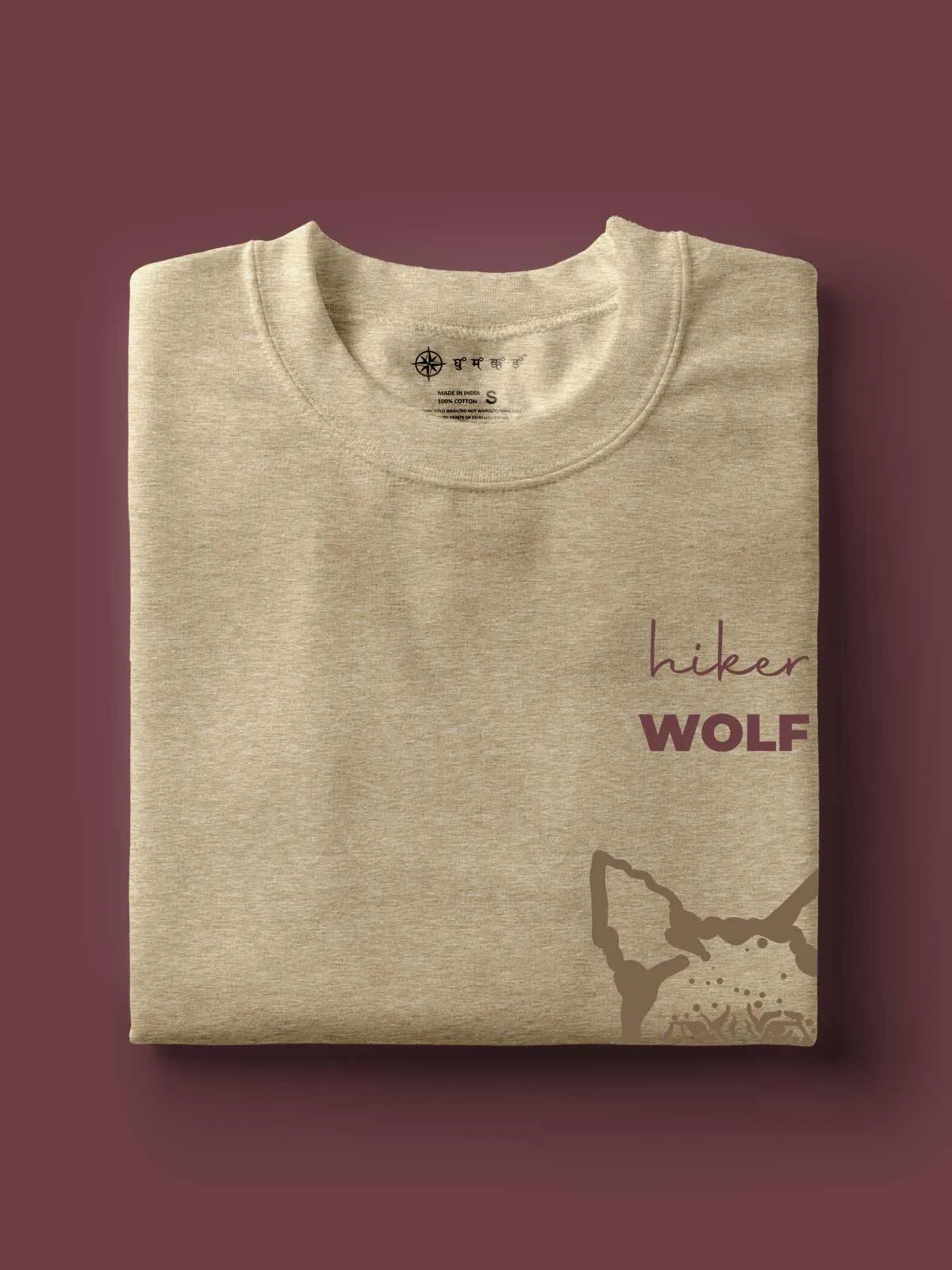 Hiker Wolf |  Printed T shirt