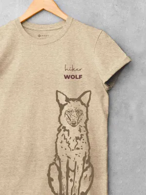 Hiker Wolf |  Printed T shirt