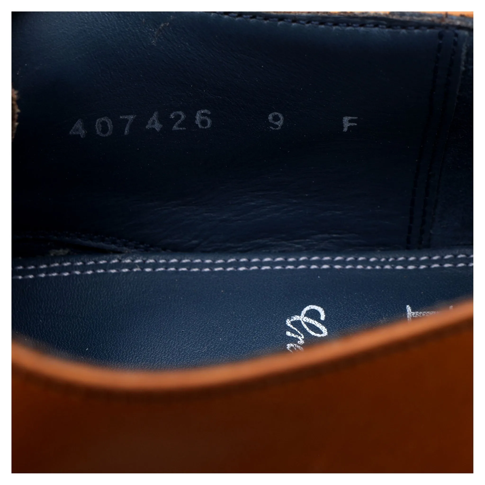 'Hillman' Tan Brown Leather Double Monk Strap UK 9 F