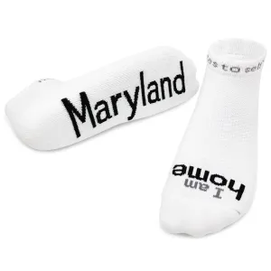 I am home® - Maryland white low-cut socks
