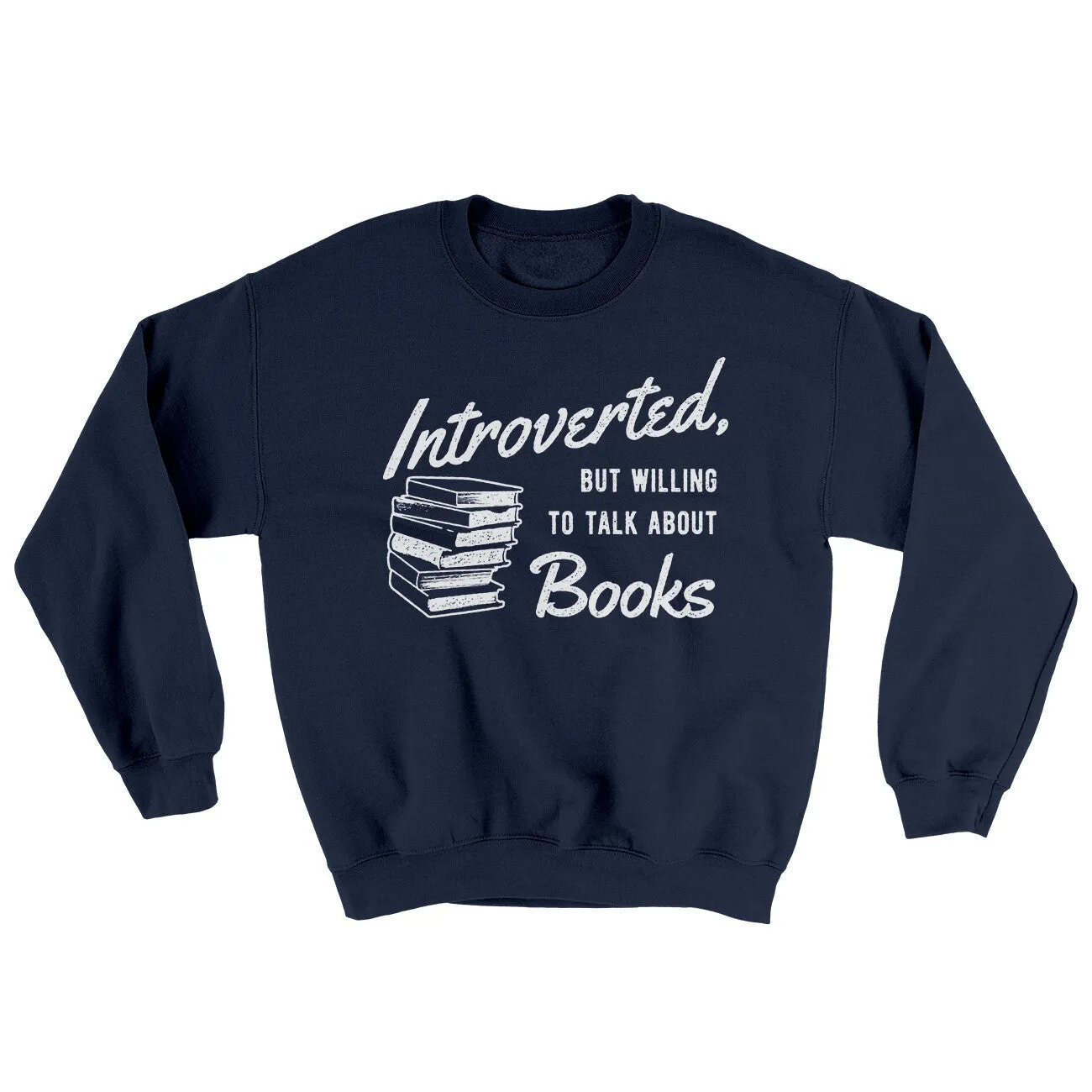 Introverted But Willing To Talk About Books Ugly Sweater