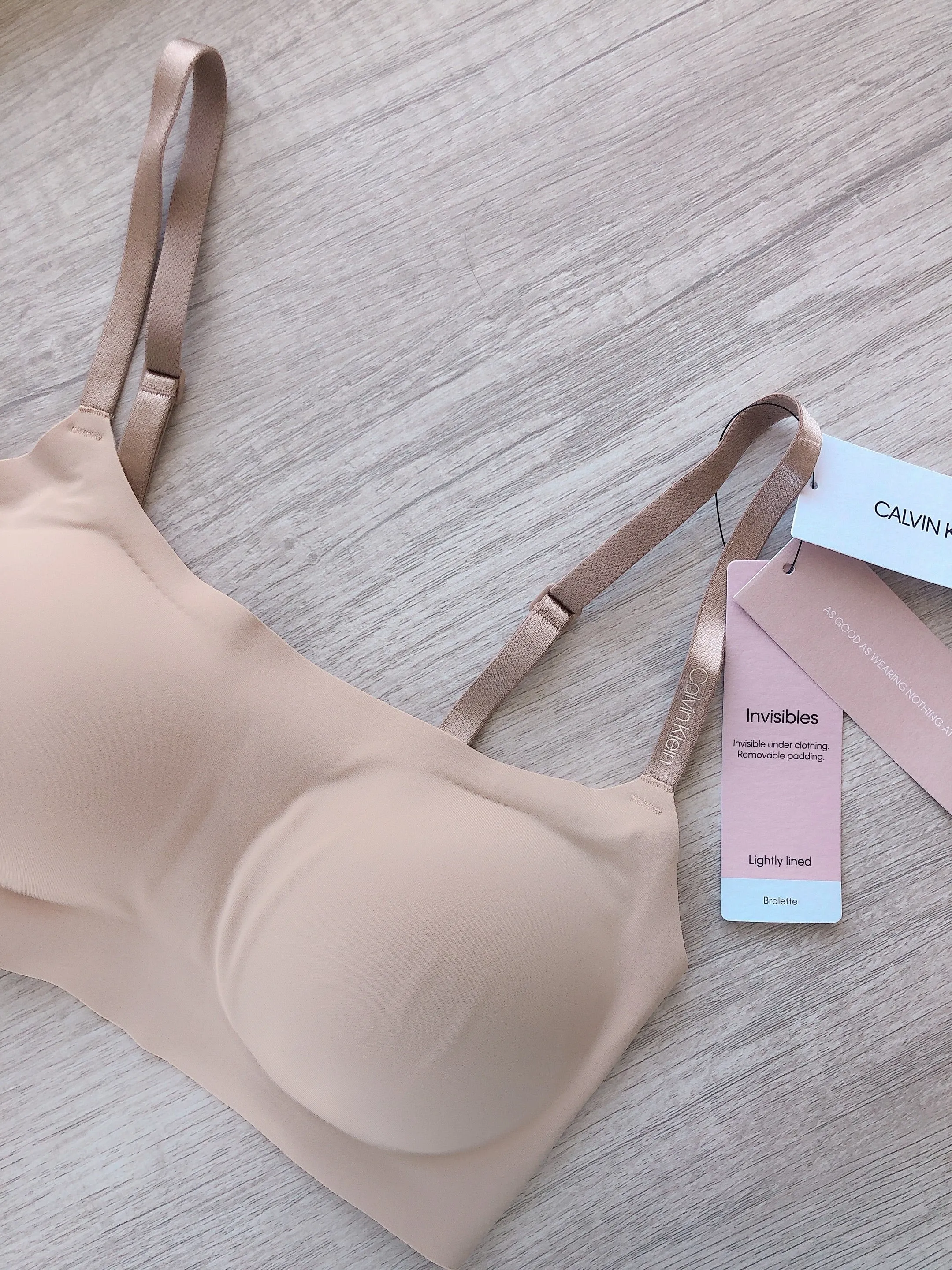 Invisibles Adjustable Skinny Strap Bralette