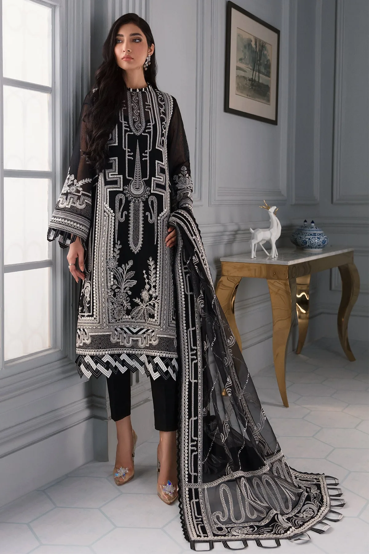Jazmin Embroidered Chiffon 2022 | IRÍS LUXURY EDITION | TWILIGHT GLORY