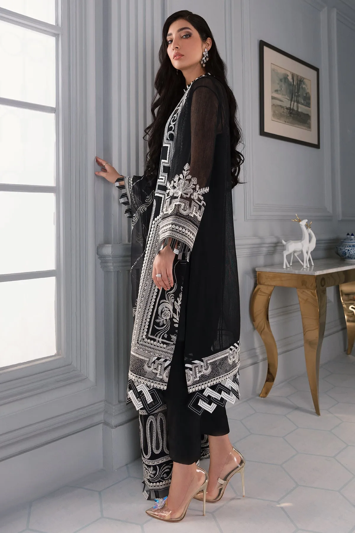Jazmin Embroidered Chiffon 2022 | IRÍS LUXURY EDITION | TWILIGHT GLORY