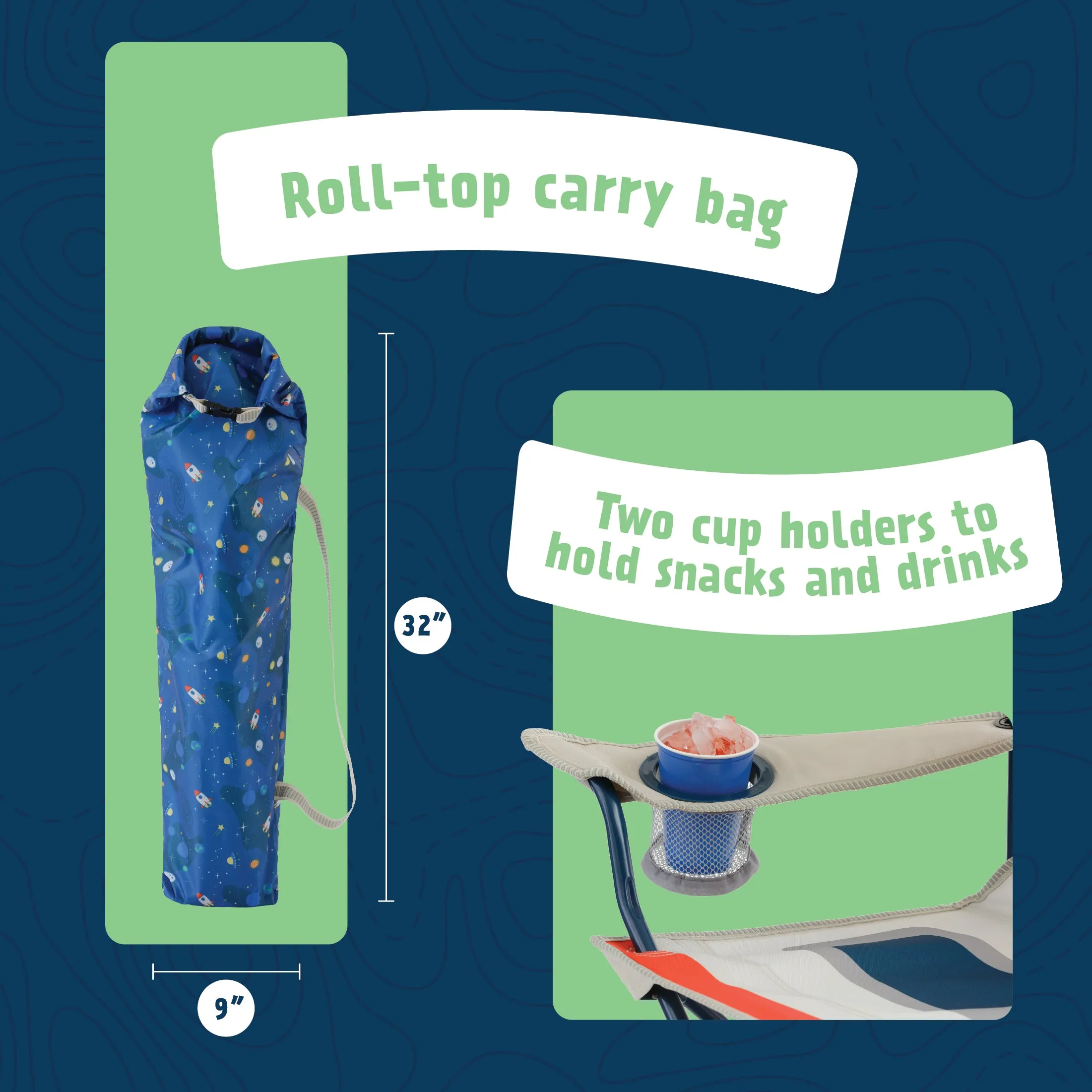 Jett the Astronaut Kids' Camping Chair
