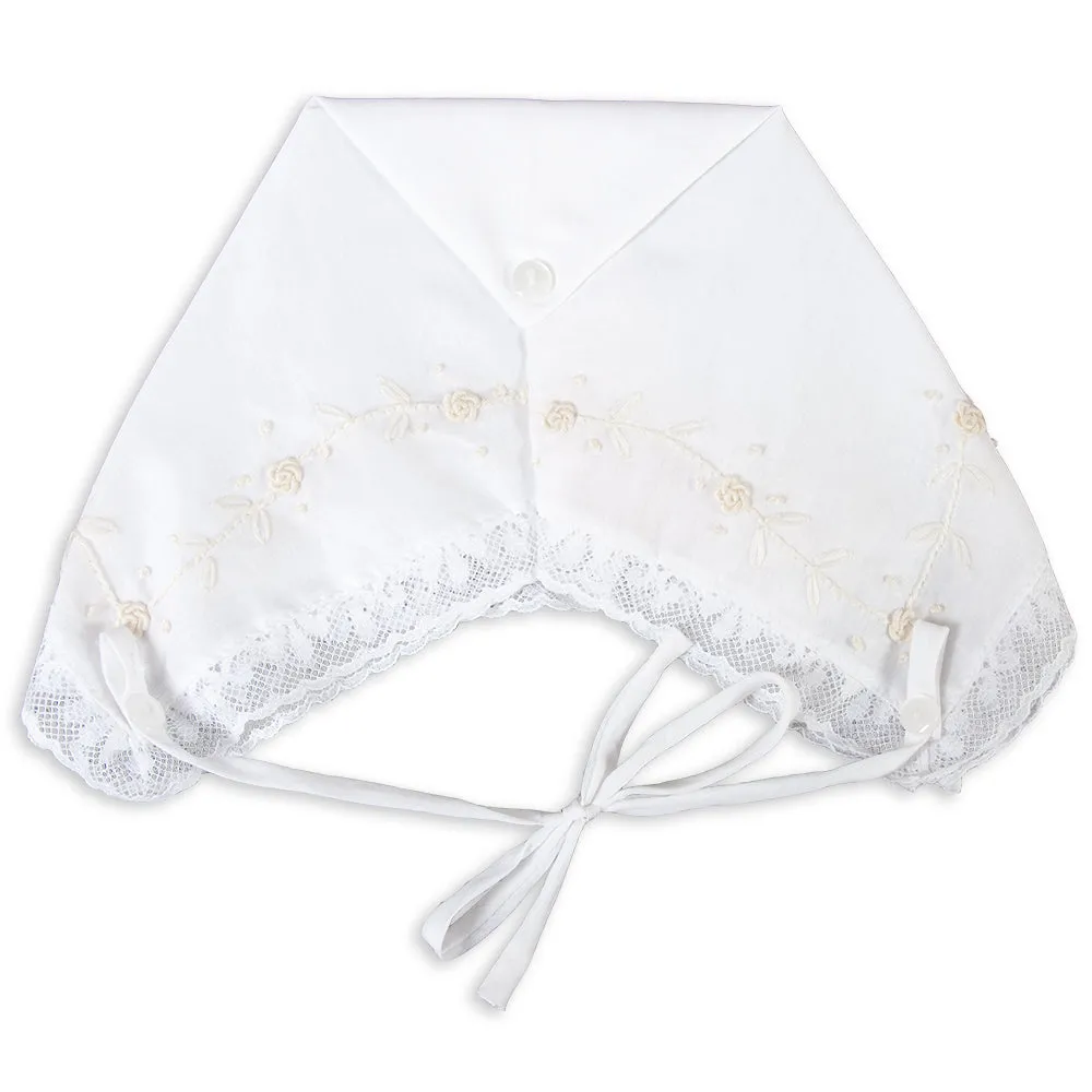 Jules White Hankie Bonnet with Lace