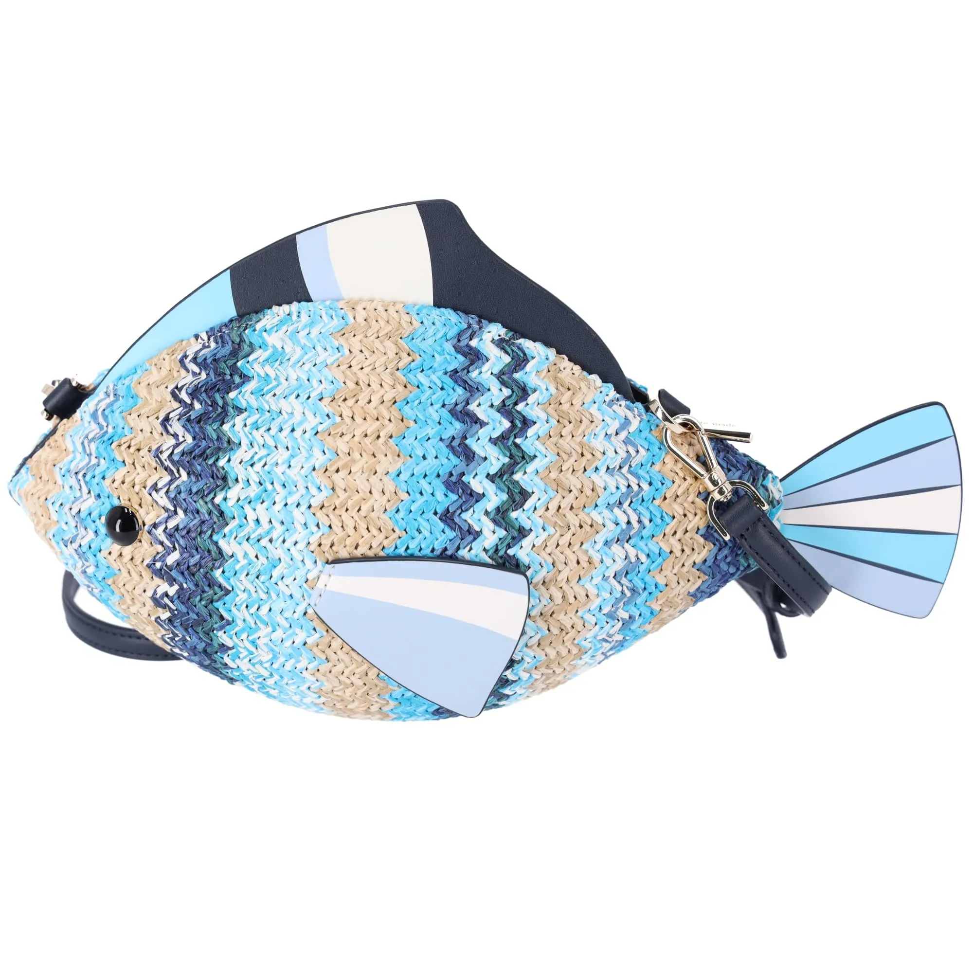 Kate Spade KG739 What A Catch 3D Fish Crossbody Novelty Blue Multi