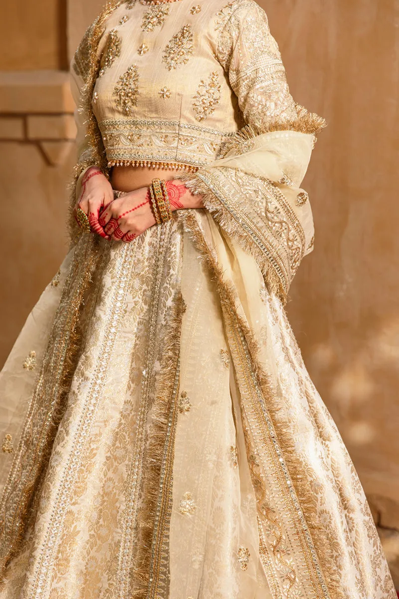 KF-04  AFSANAH | Qalamkar Khaab Festive Formal Collection 2022 | Luxury Embroidered Unstitched Chiffon Suits
