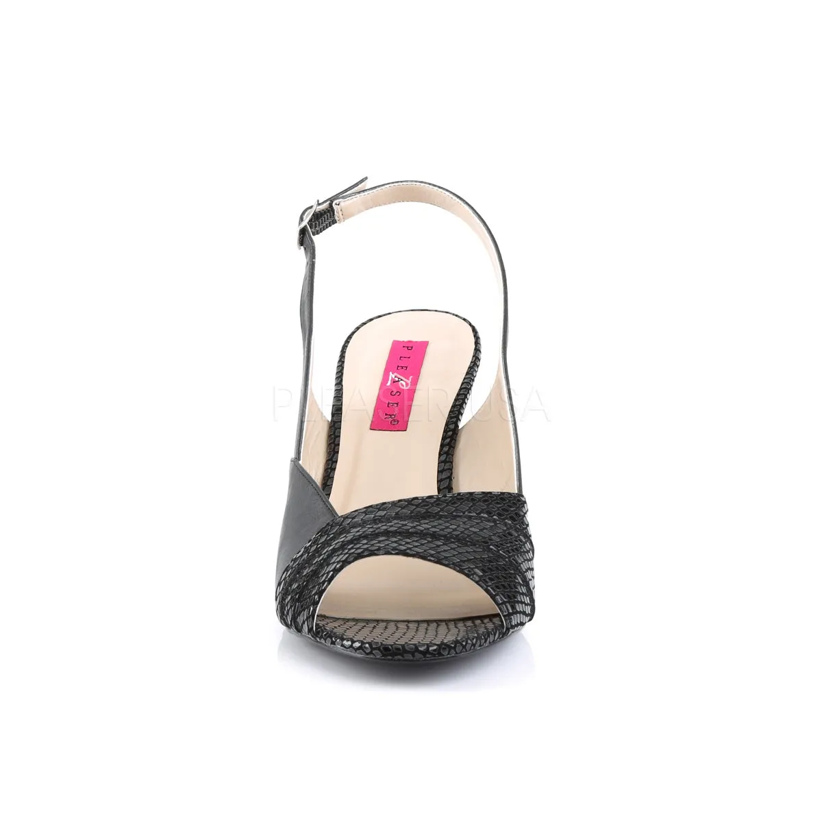 KIMBERLY-01SP  Black Faux Leather