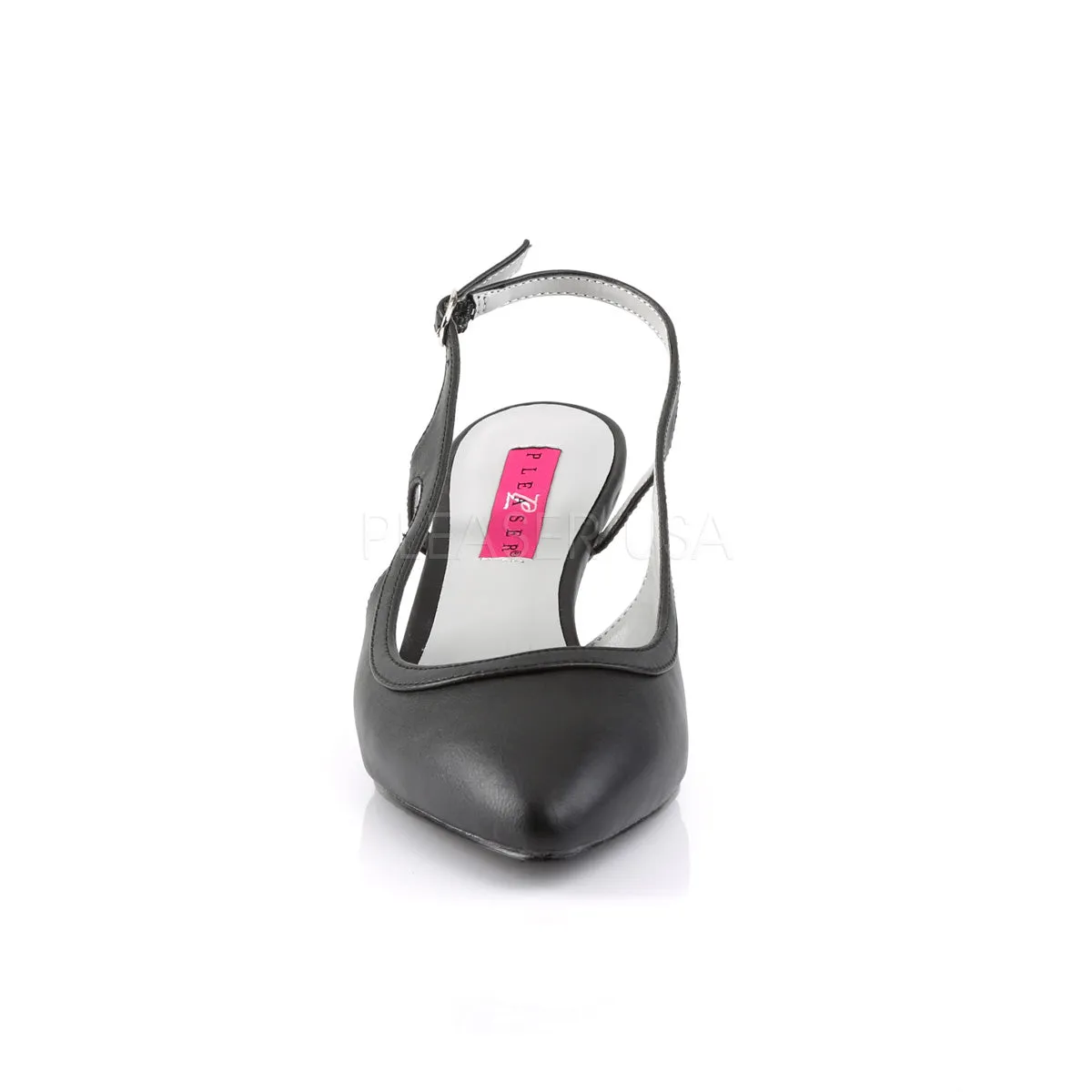 KITTEN-02  Black Faux Leather