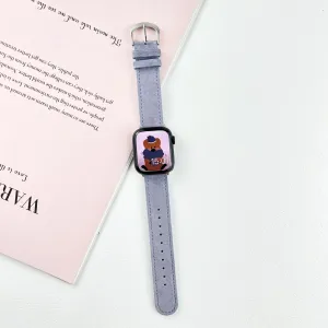 Ladies' Band for Apple Watch Made of Suede Leather
