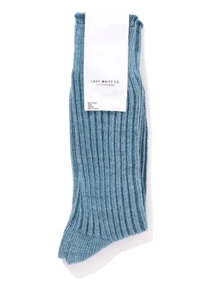 Lady White Co. Athletic Socks Light Blue