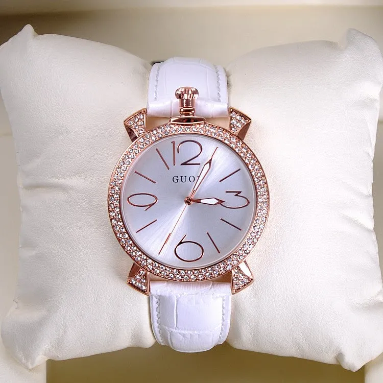 Large Numbers Scale Women's Watch