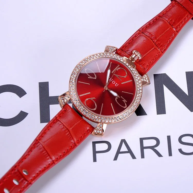 Large Numbers Scale Women's Watch