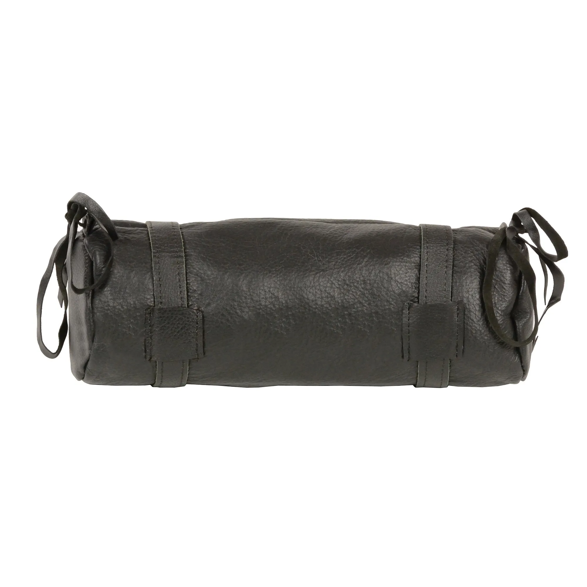Large Soft Leather Double Buckle Tool Pouch (11X4X4)