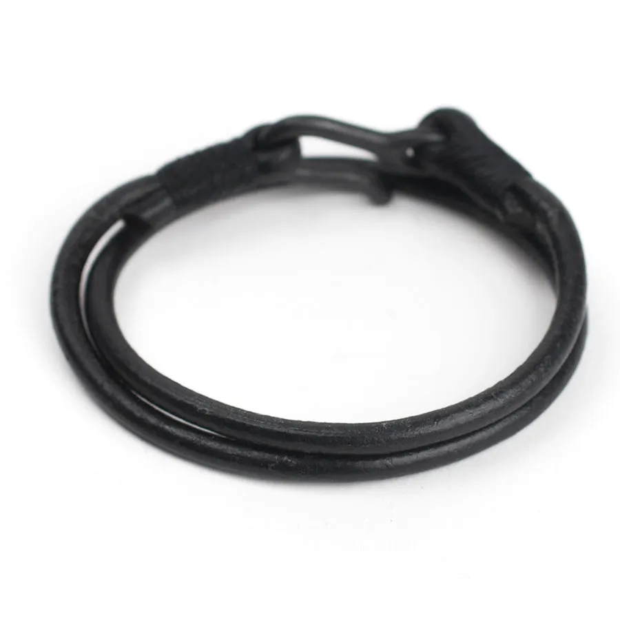 Leather Cord Double Wrap